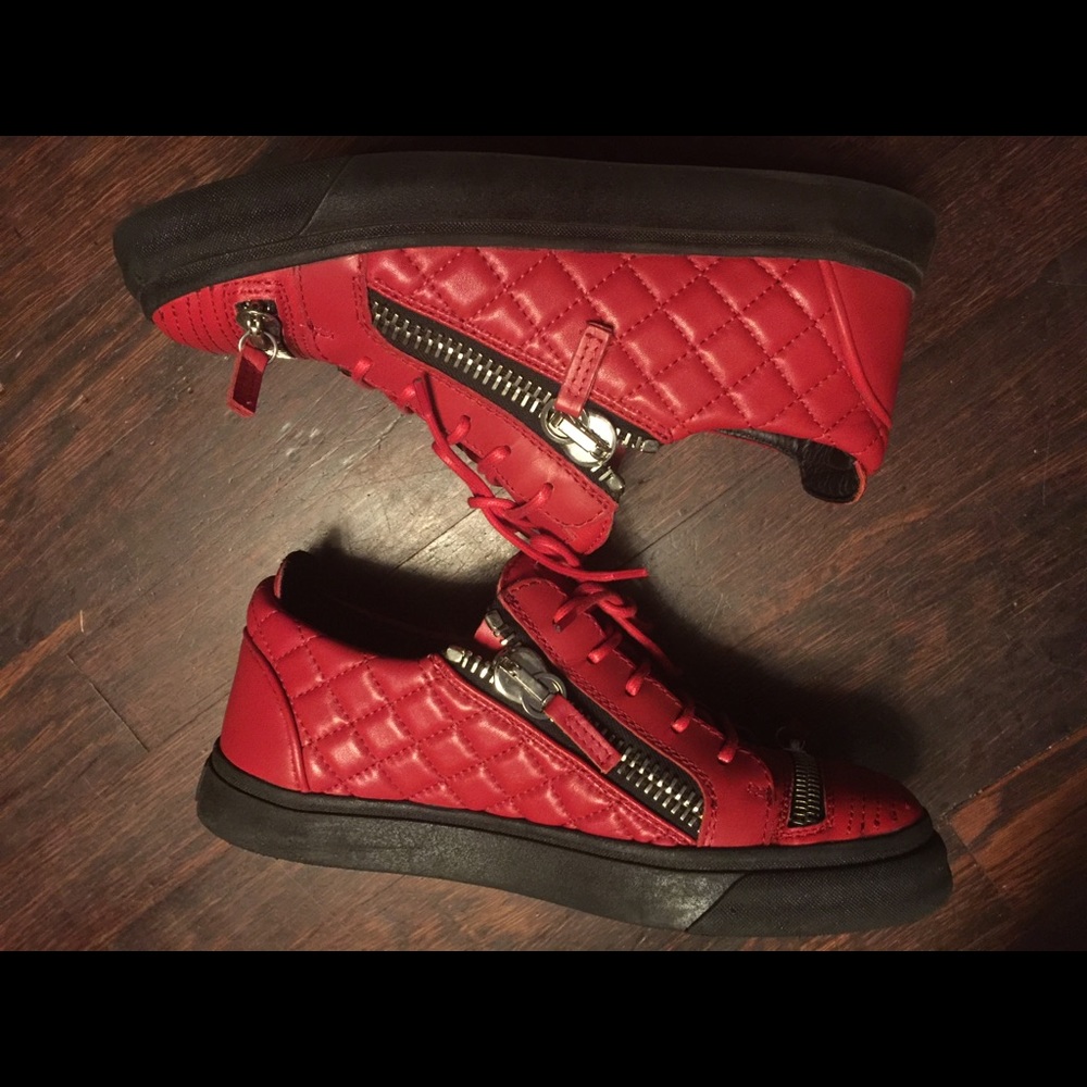 Giuseppe Zanotti Triple ZIP Quilted Sneaker